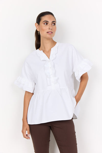 SC-NETTI 102 Bluse Hvid