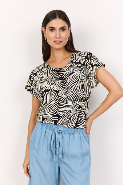 SC-MARICA AOP 330 T-shirt Sort