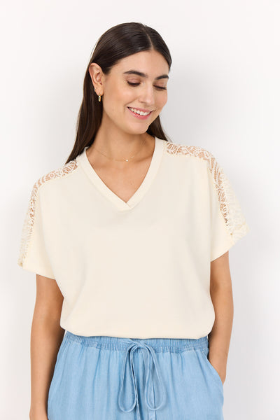 SC-BANU 235 T-shirt Creme