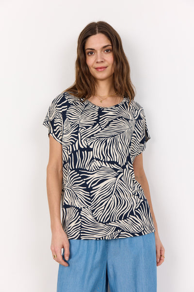 SC-MARICA AOP 330 T-shirt Navy