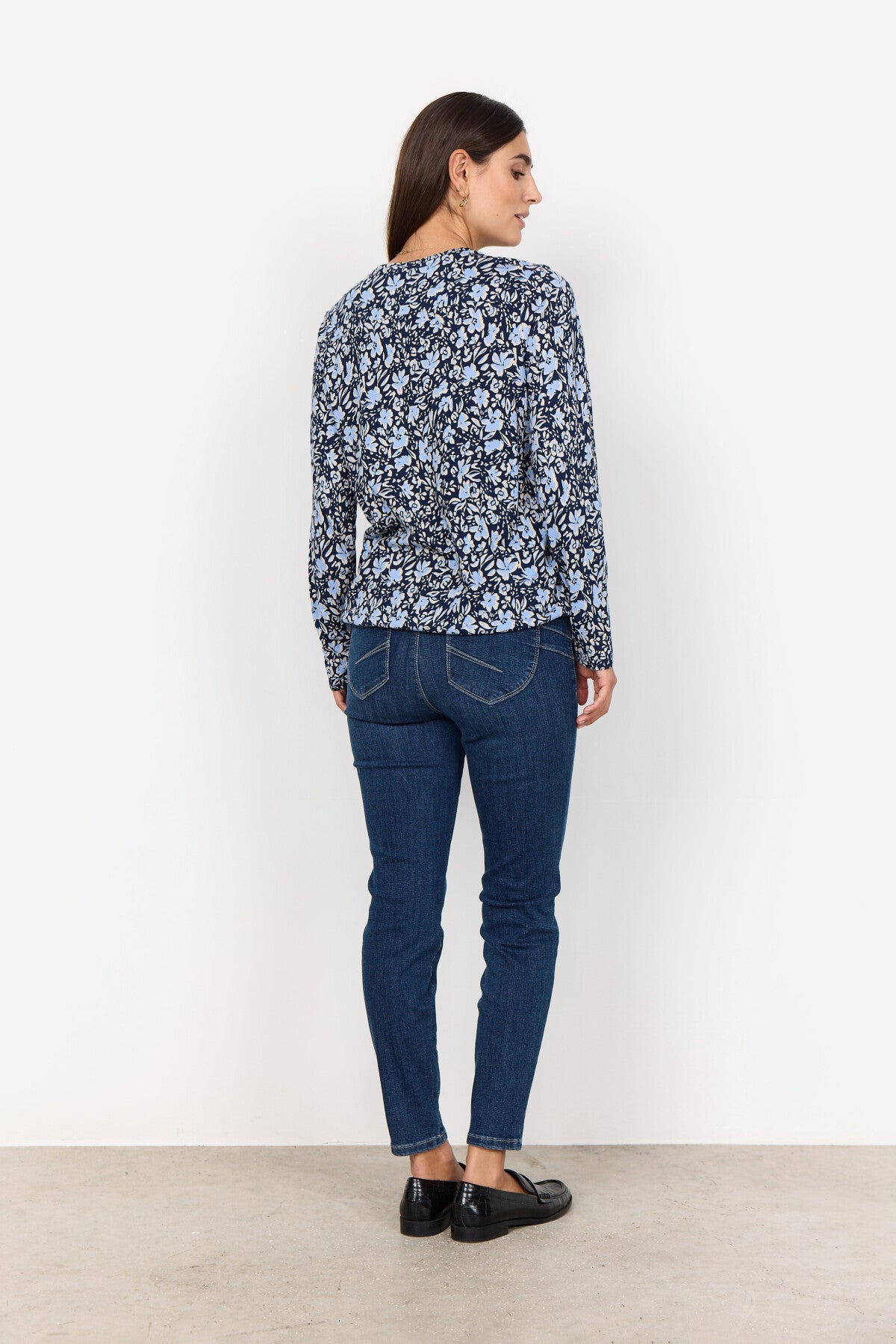 SC-FELICITY AOP 493 Bluse Lyseblå