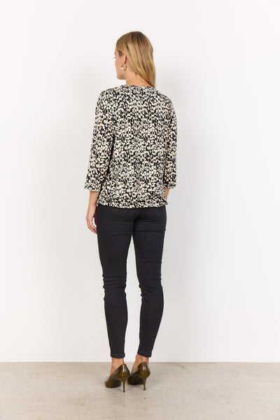 SC-MARICA AOP 316 Bluse Sort
