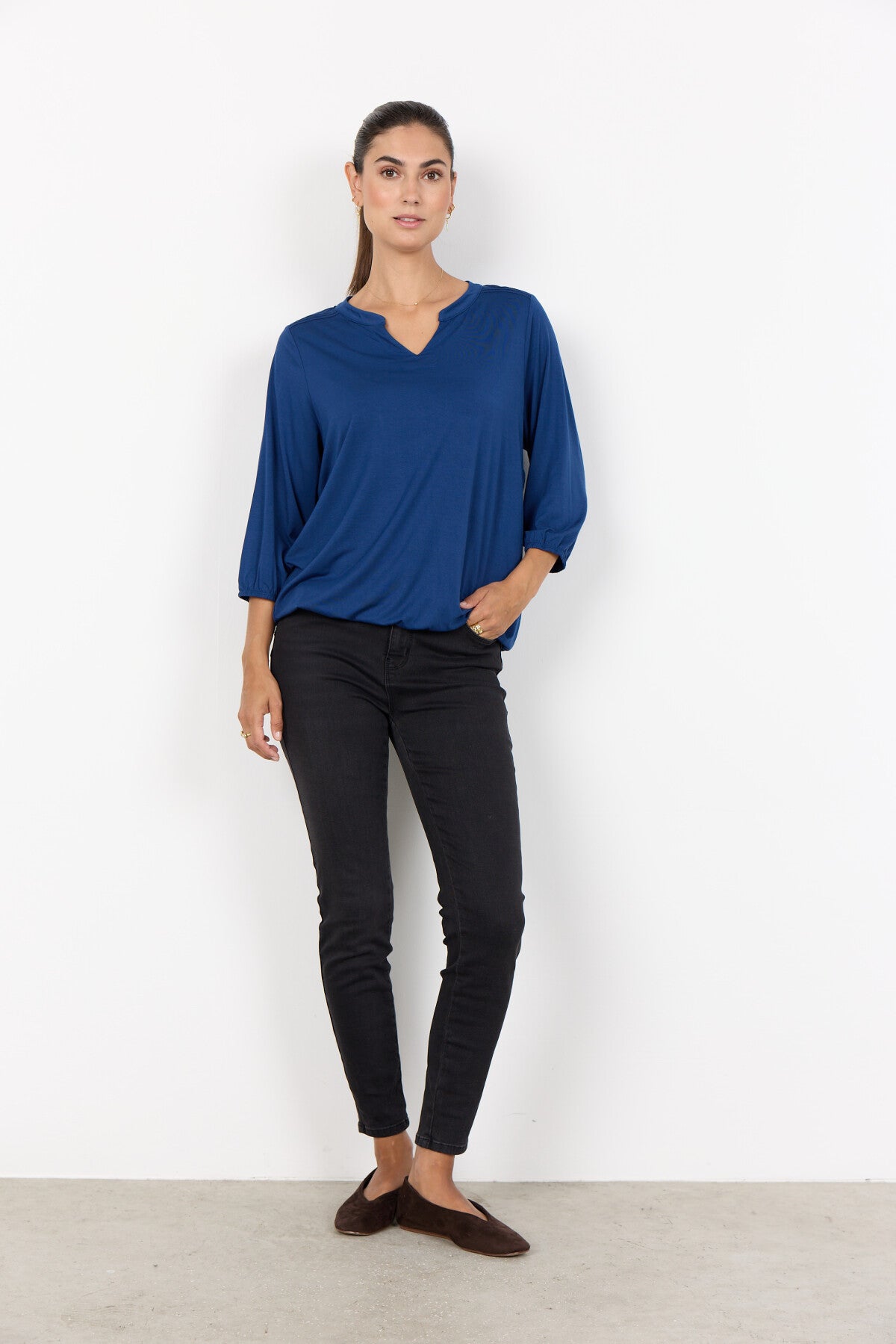 SC-MARICA 338 Bluse Mørk blå