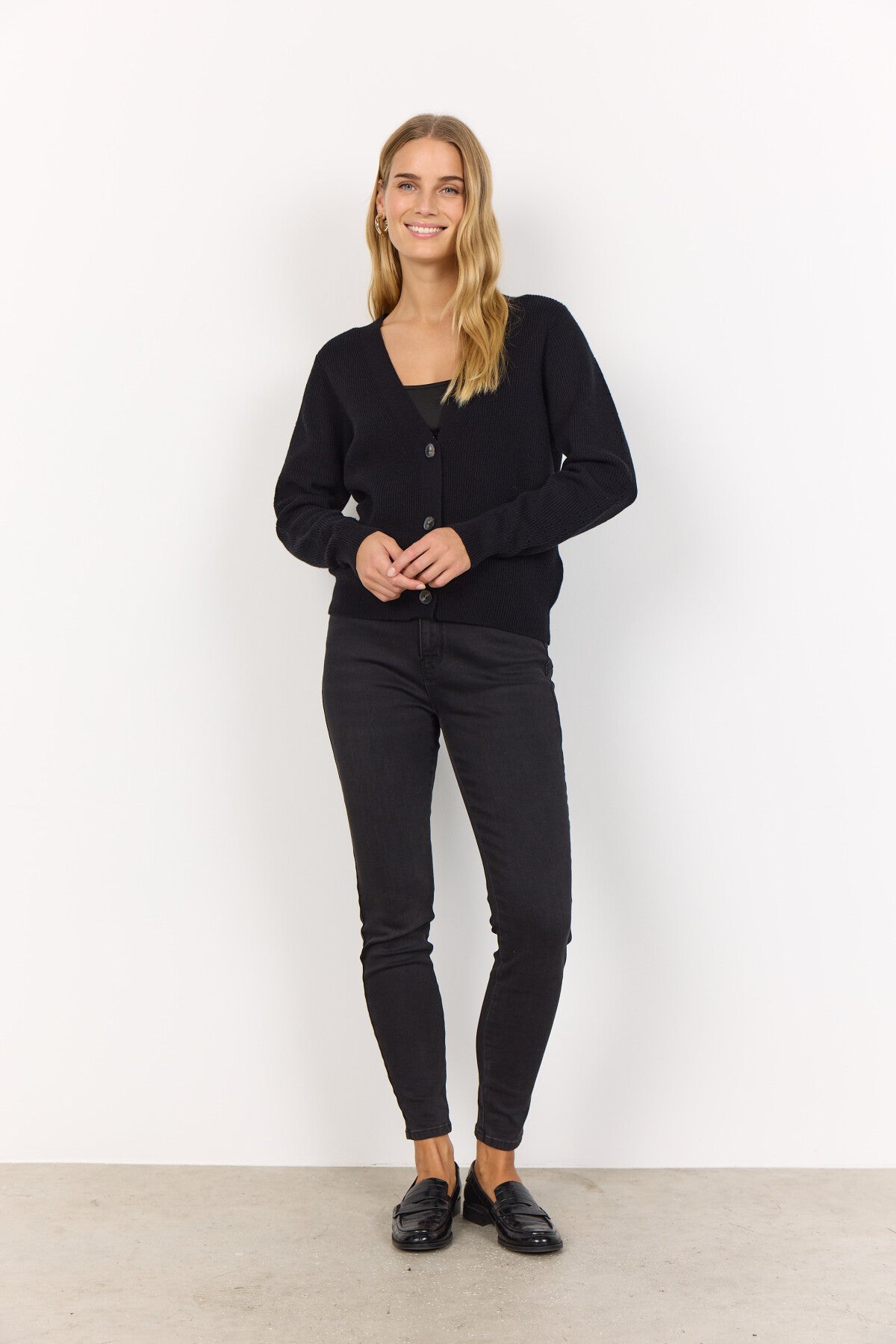 SC-KANITA 12 Cardigan Sort