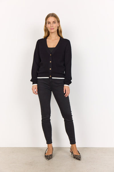 SC-PERRY 3 Cardigan Sort