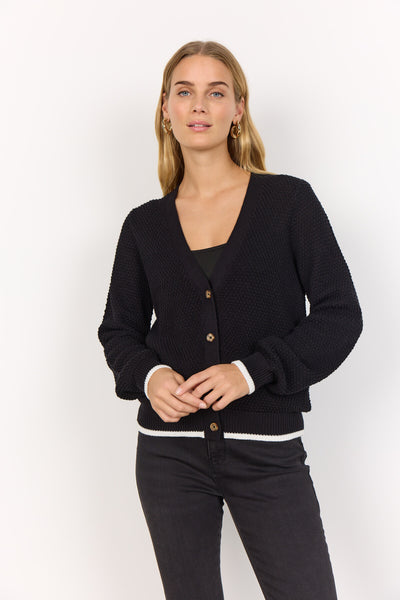 SC-PERRY 3 Cardigan Sort