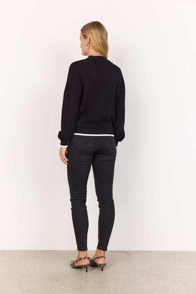 SC-PERRY 3 Cardigan Sort