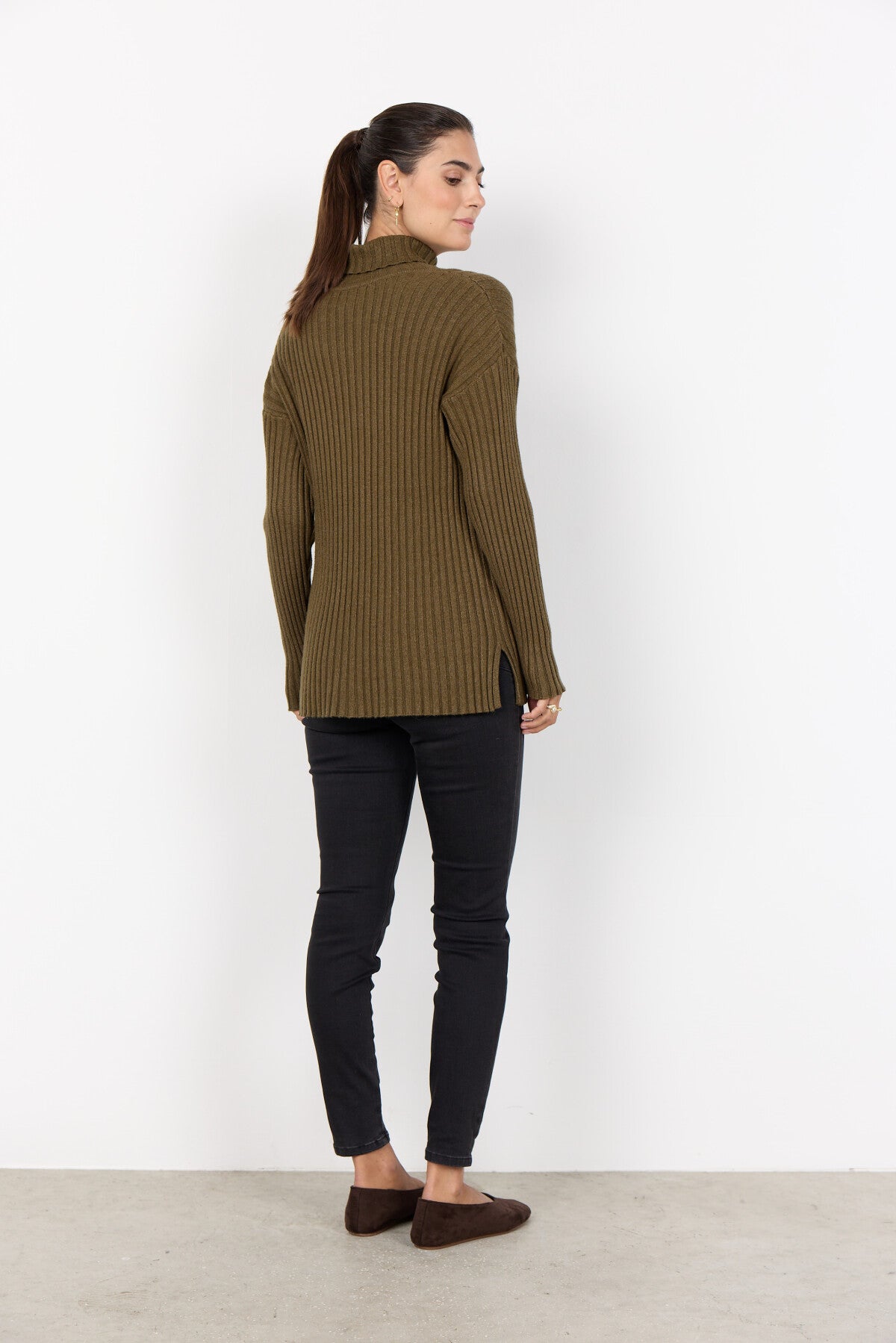 SC-KANITA 22 Pullover Mørkegrøn