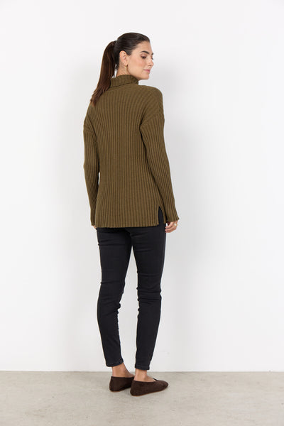 SC-KANITA 22 Pullover Mørkegrøn