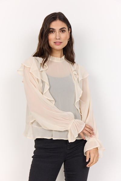 SC-NAIA 3 Bluse Creme