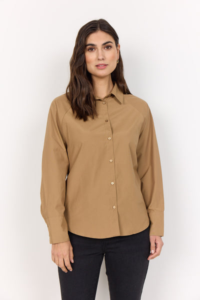 SC-NETTI 109 Skjorte Mørk sand