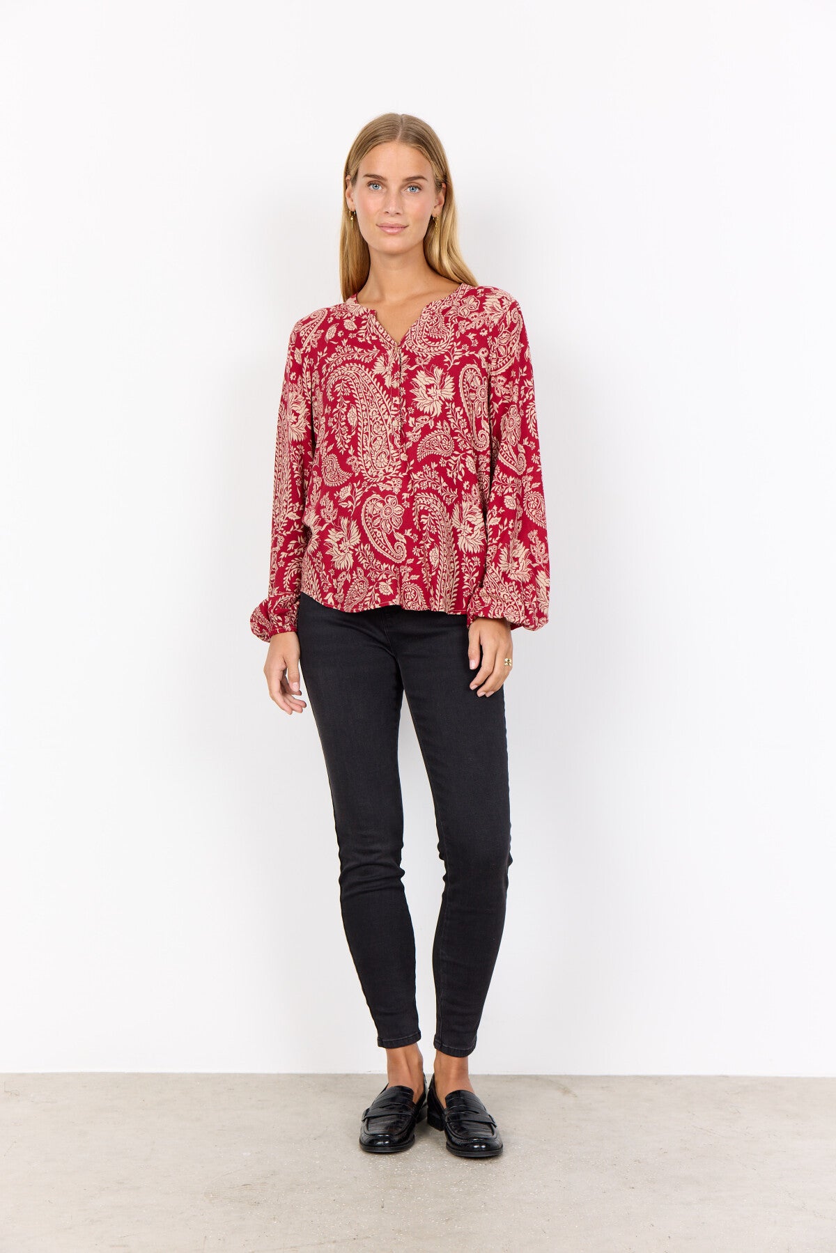 SC-VALGERDA 2 Bluse Rød