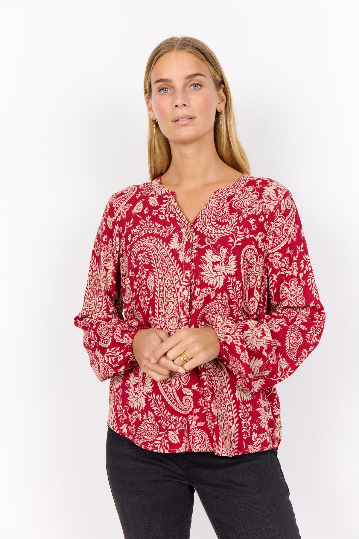SC-VALGERDA 2 Bluse Rød