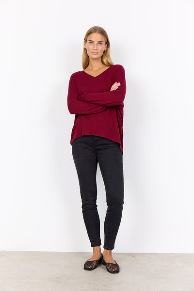 SC-BIARA 90 Bluse Bordeaux
