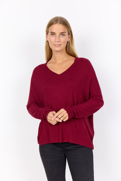 SC-BIARA 90 Bluse Bordeaux
