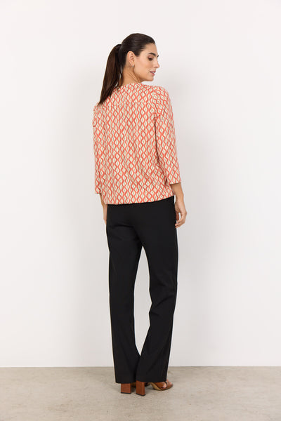 SC-FELICITY AOP 507 Bluse Orange