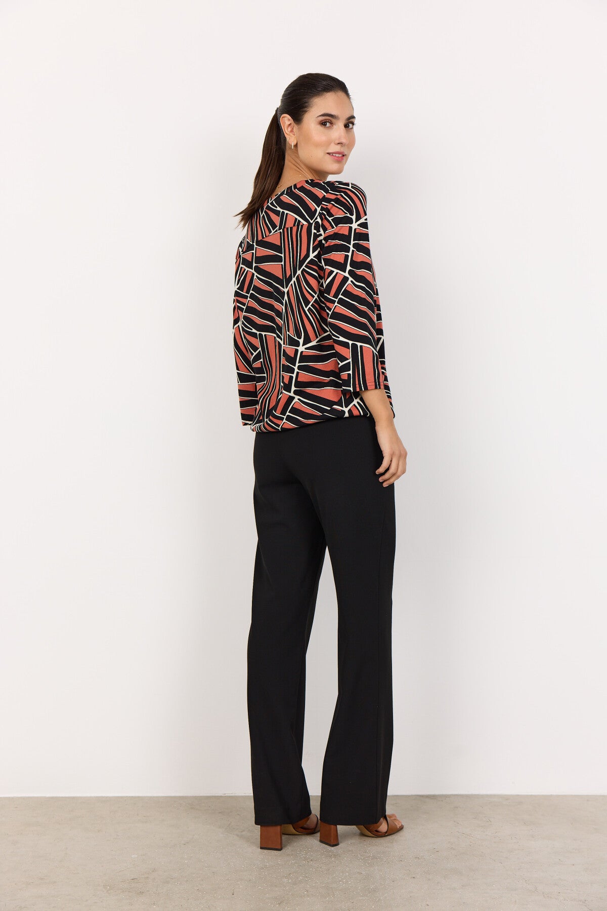 SC-FELICITY AOP 510 Bluse Orange