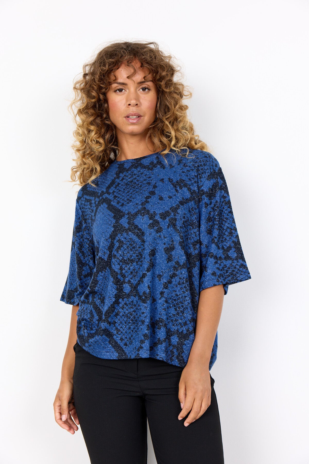 SC-BIARA AOP 144 T-shirt Mørk blå