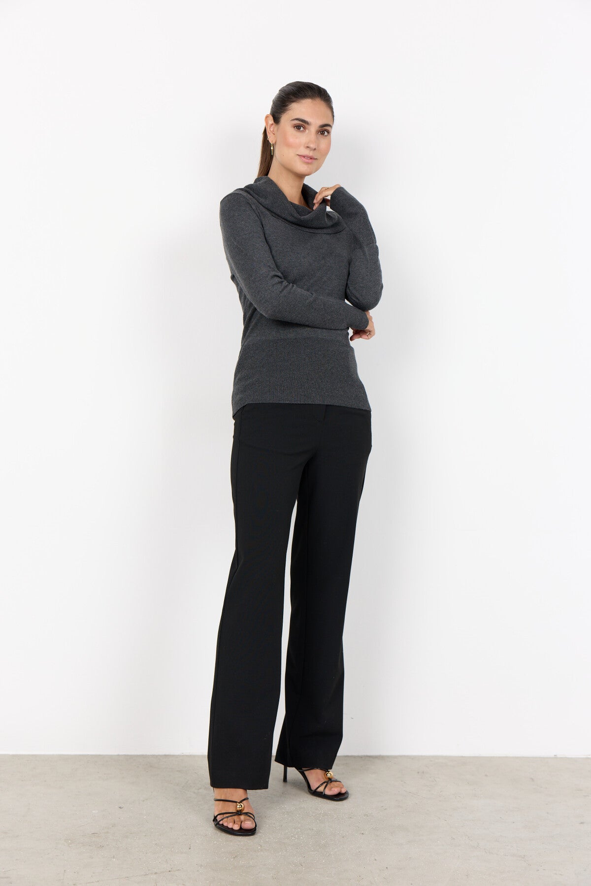 SC-DOLLIE 305 Pullover Mørk grå