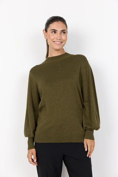 SC-DOLLIE 666 Pullover Mørkegrøn