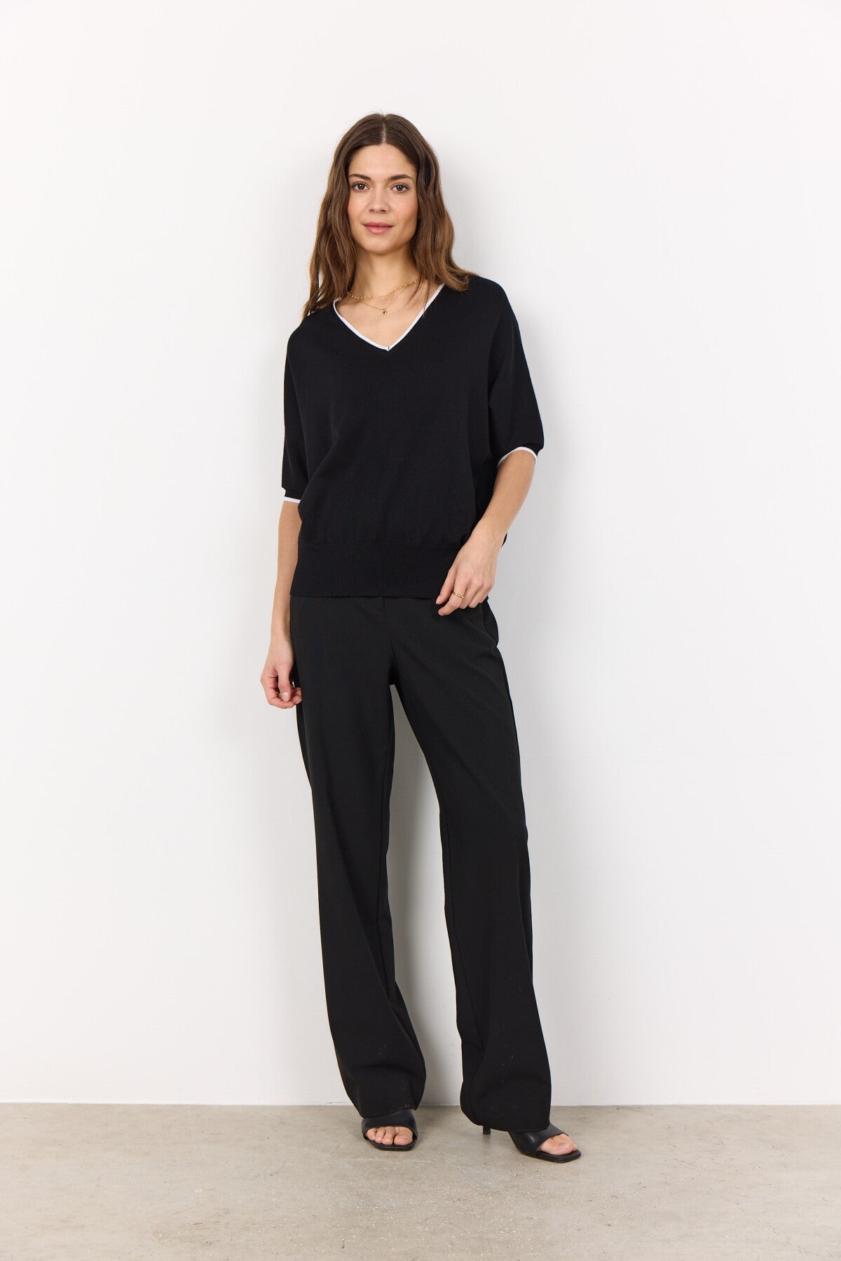 SC-DOLLIE 786 Bluse Sort