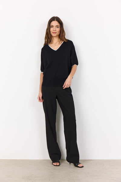 SC-DOLLIE 786 Bluse Sort