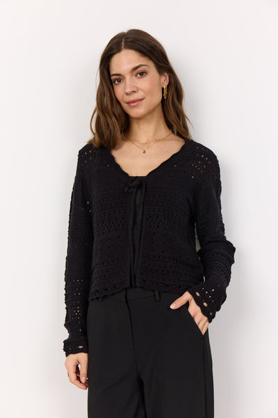 SC-PERRY 6 Cardigan Sort