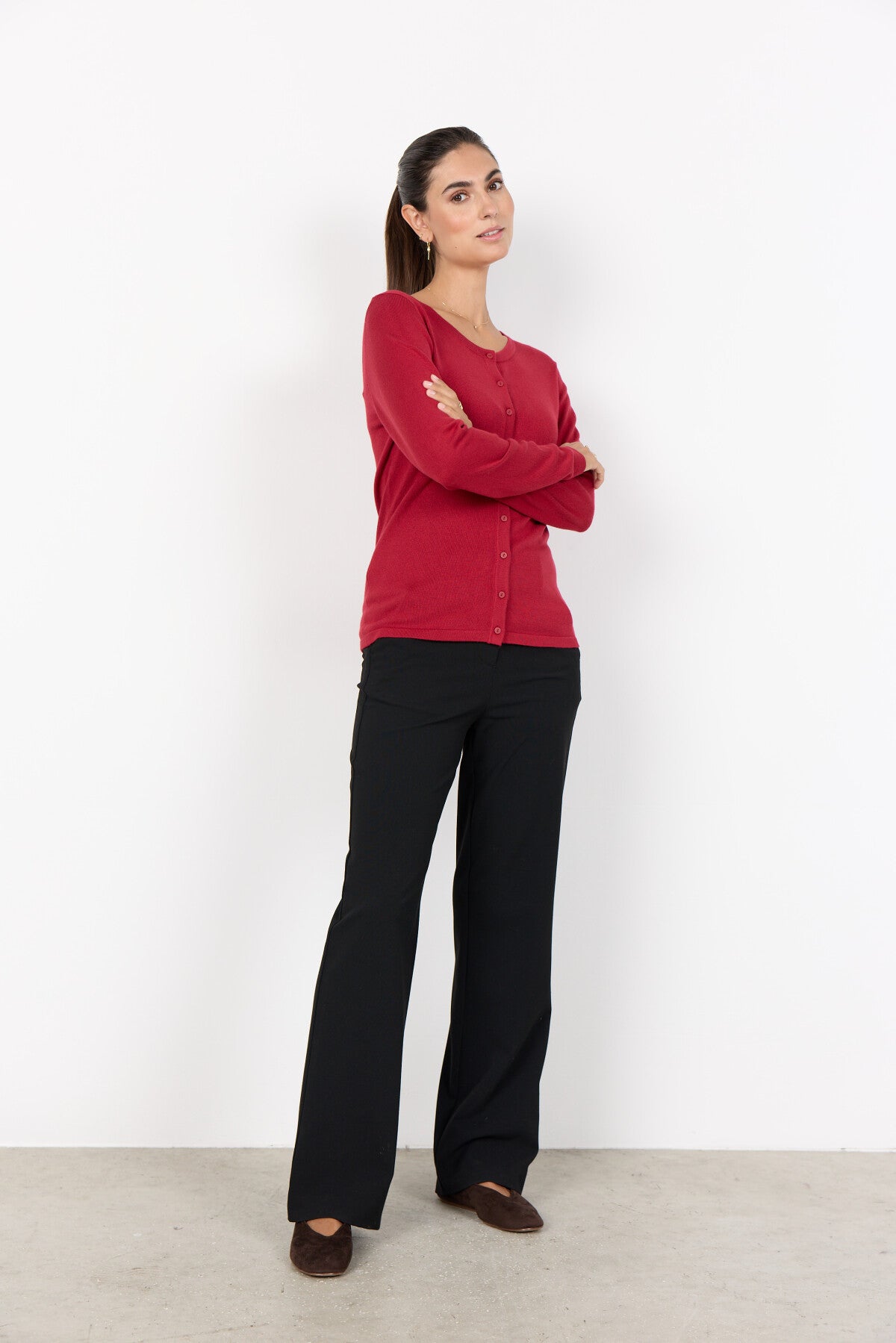SC-DOLLIE 446 Cardigan Rød