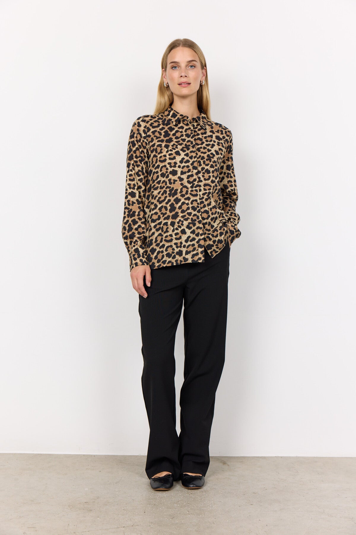 SC-FLAVIA 3 Skjorte Brun