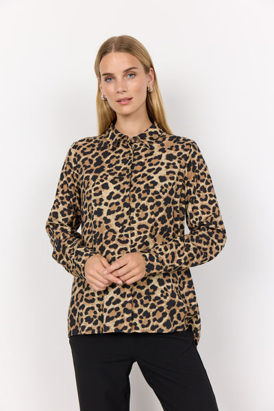 SC-FLAVIA 3 Skjorte Brun