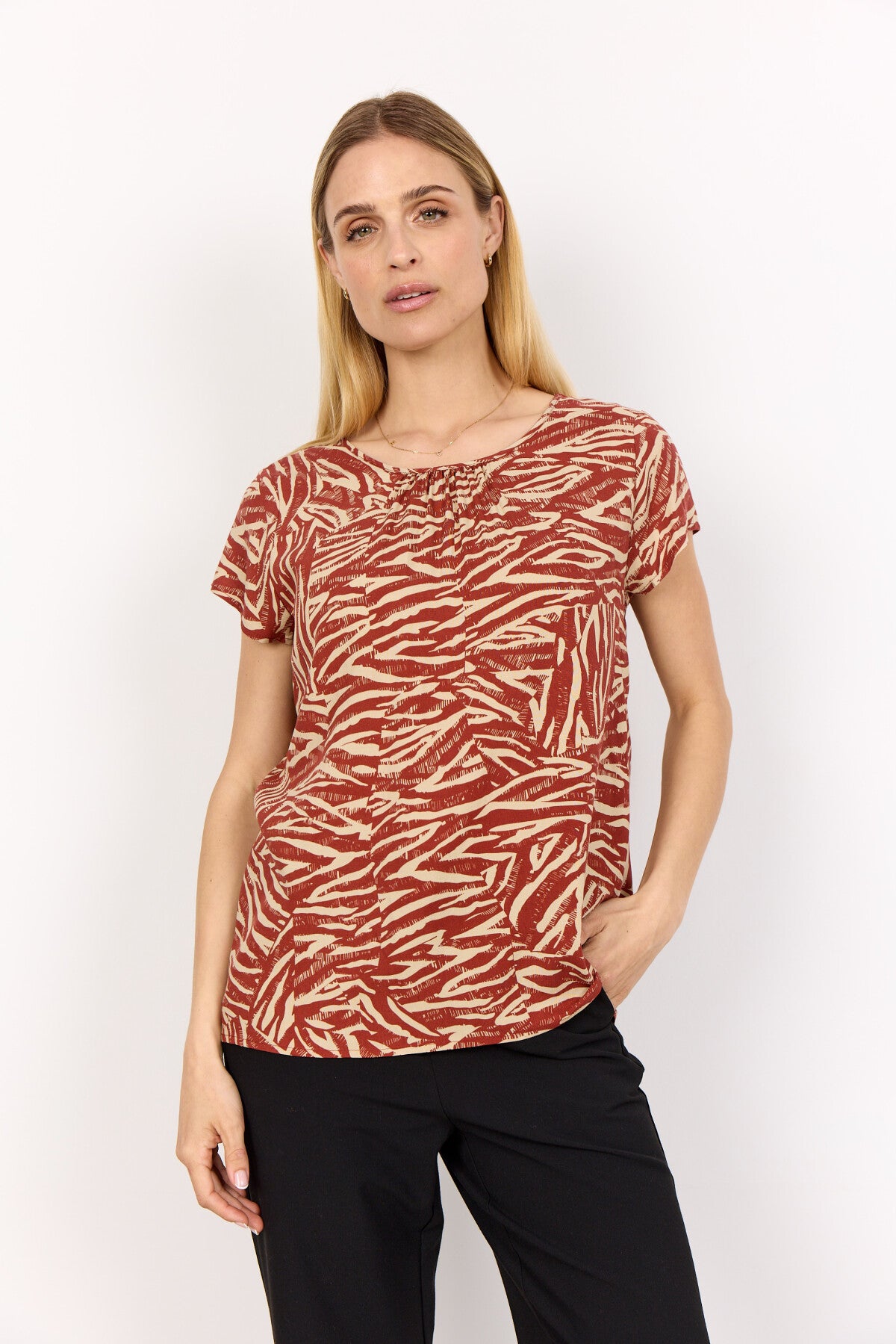 SC-SADE 1 Bluse Rød