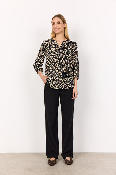 SC-SADE 2 Bluse Sort