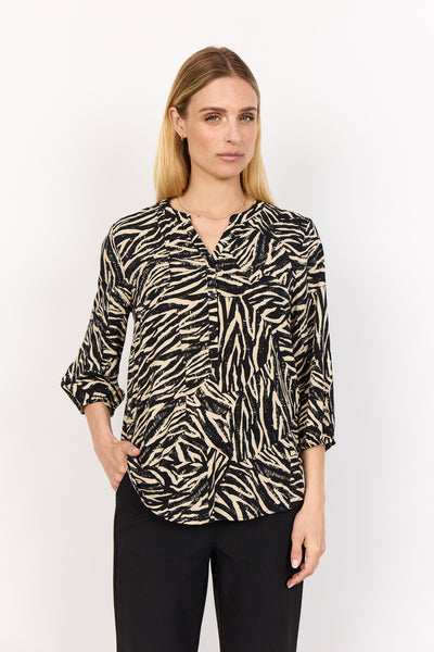 SC-SADE 2 Bluse Sort