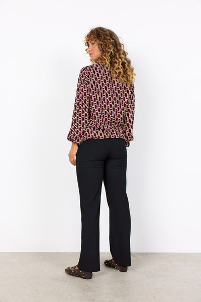 SC-VARLA 4 Bluse Bordeaux
