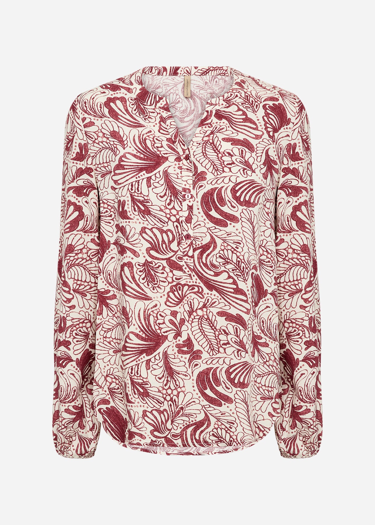 SC-BAYAN 2 Bluse Rubin rød