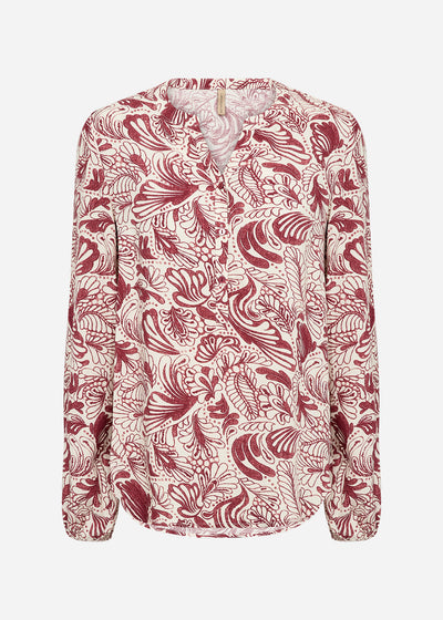 SC-BAYAN 2 Bluse Rubin rød