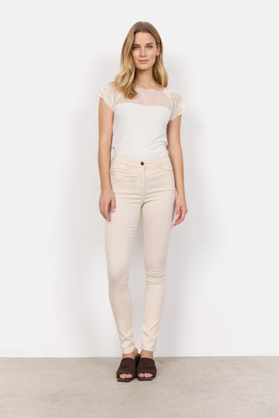 SC-LILLY 1-B Bukser Creme