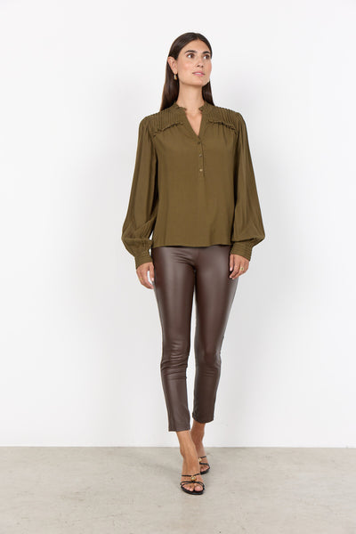 SC-RADIA 222 Bluse Mørkegrøn