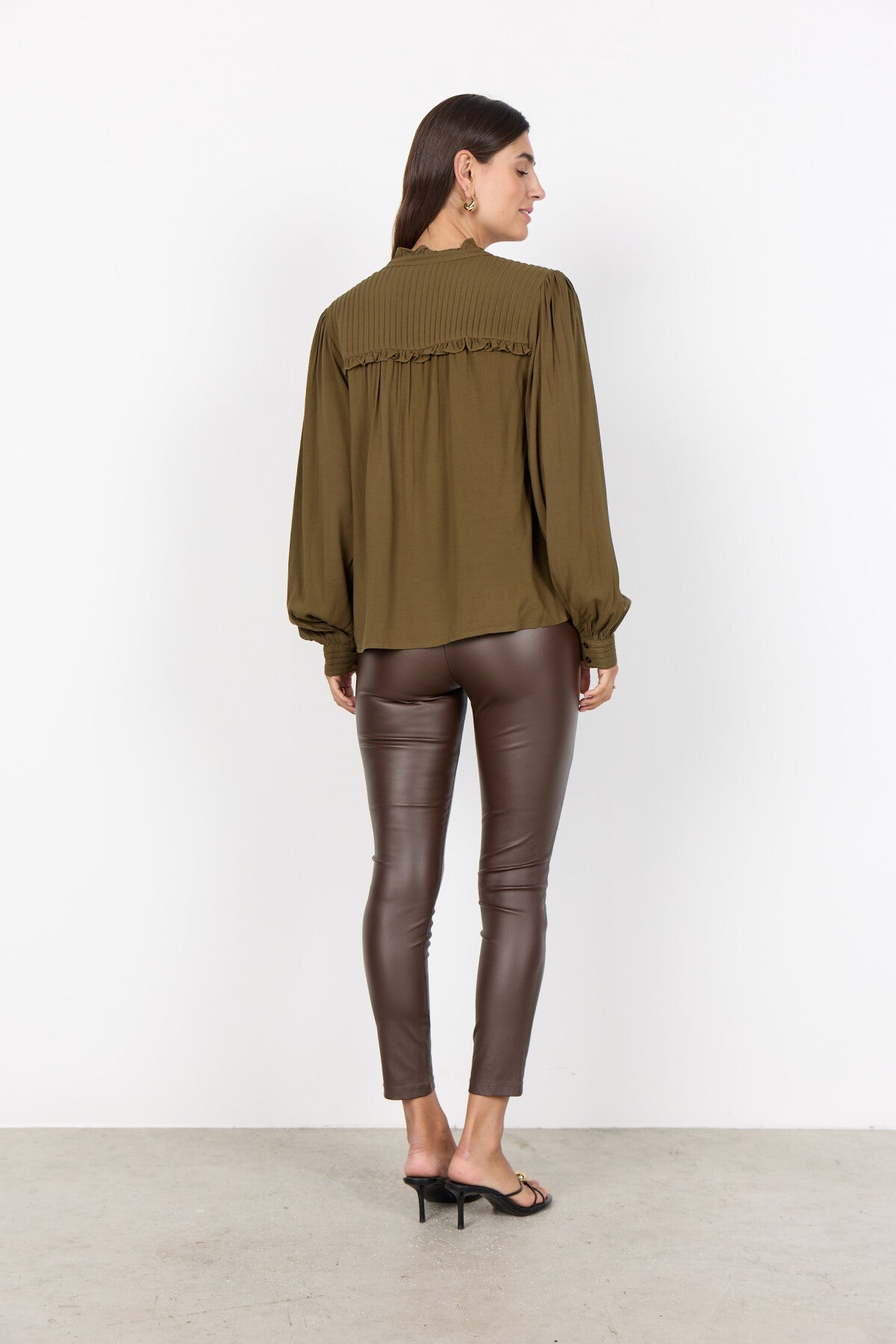 SC-RADIA 222 Bluse Mørkegrøn
