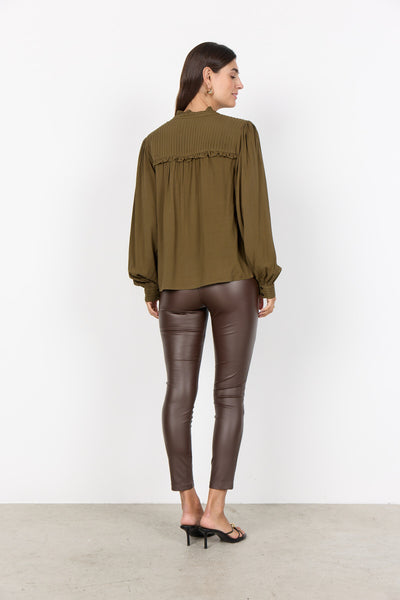 SC-RADIA 222 Bluse Mørkegrøn