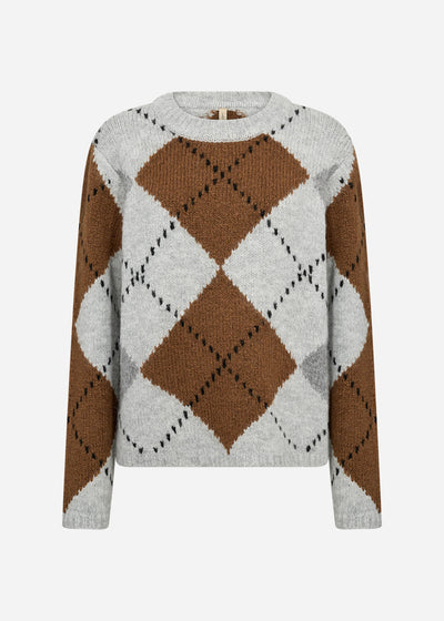 SC-ACACIE 1 Pullover Lys grå