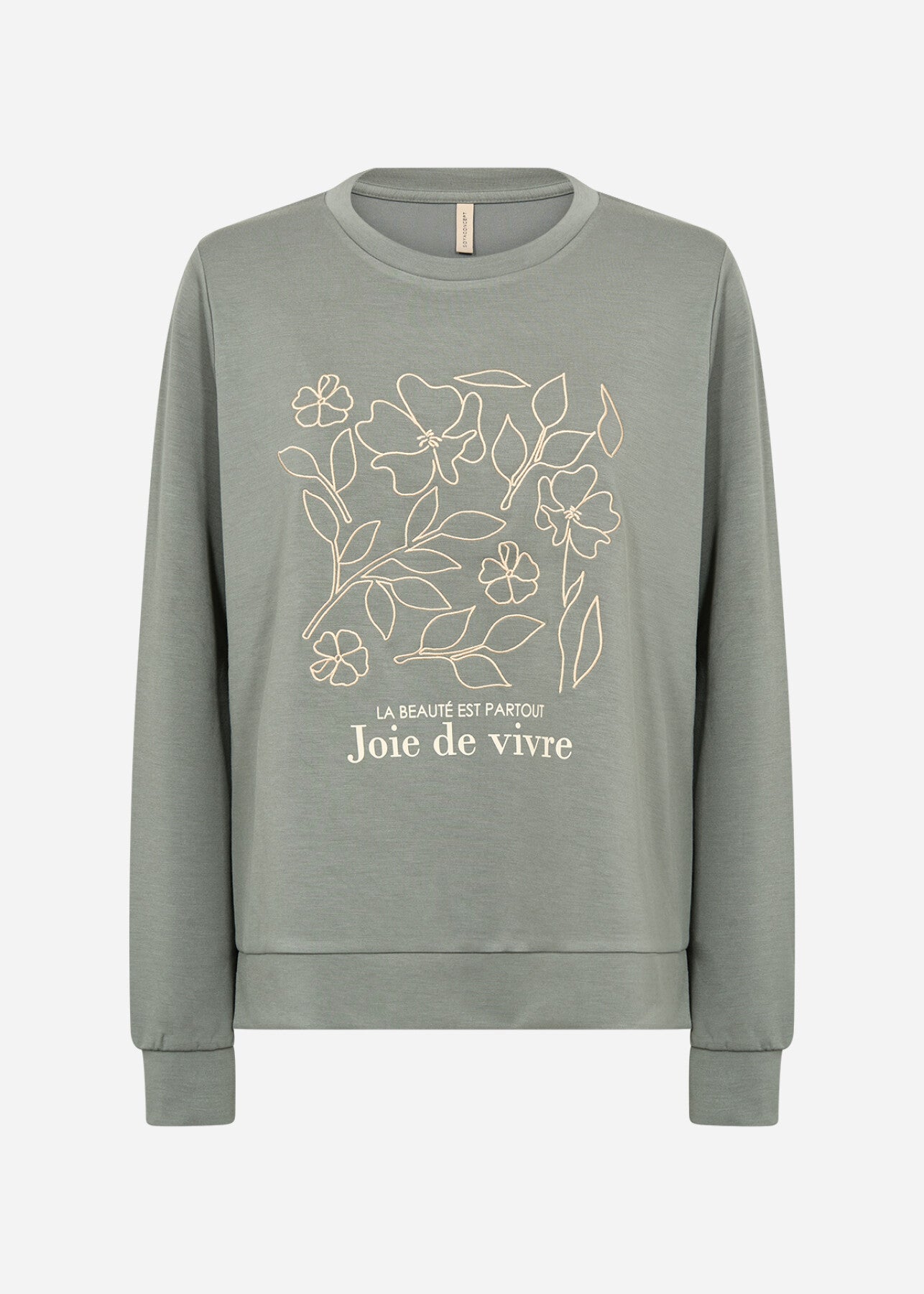 SC-BANU 287 Sweatshirt Støvet Grøn