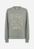 SC-BANU 287 Sweatshirt Støvet Grøn