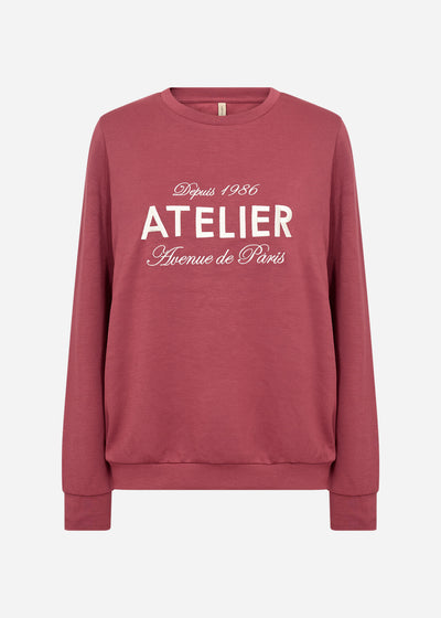 SC-BANU 281 Sweatshirt Rubin rød