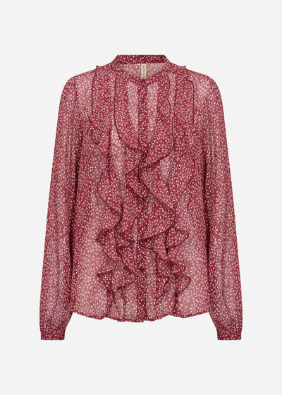 SC-BEBBIE 1 Skjorte Rubin rød