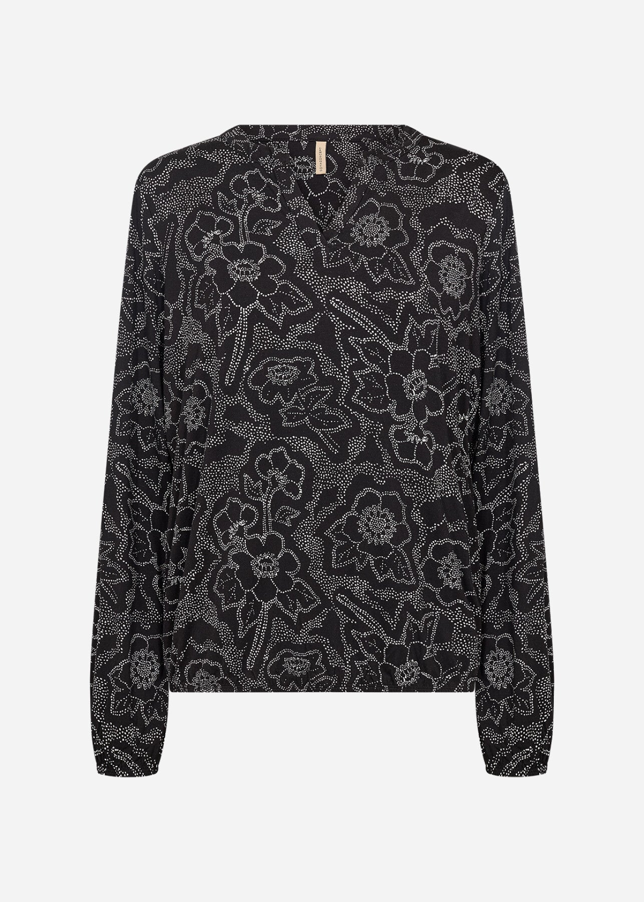 SC-MARICA AOP 347 Bluse Sort