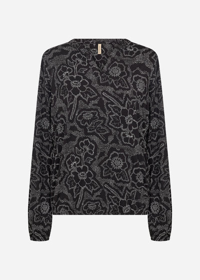 SC-MARICA AOP 347 Bluse Sort