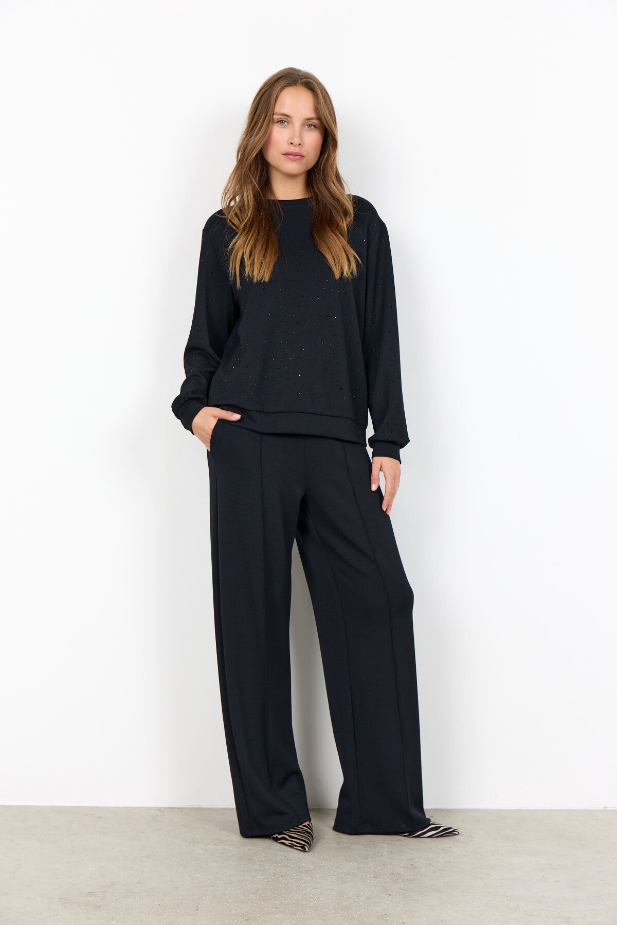 SC-BANU 270 Bluse Sort