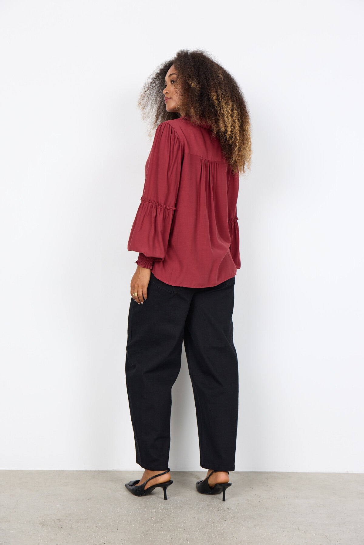 SC-BARBEL 2 Skjorte Rubin rød