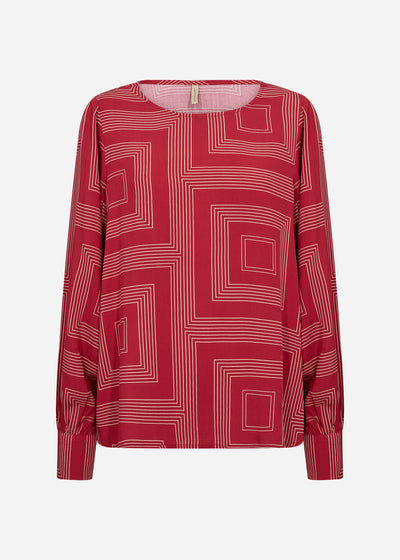 SC-ANNABEL 1 Bluse Rød